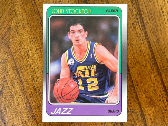 1988 John Stockton RC 115, Sharp Corners, No Creases - Etsy Canada