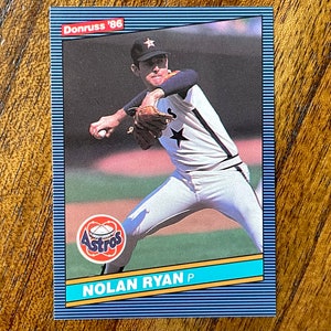 1986 Nolan Ryan Donruss Baseball Card #258, sharp corners, no creases