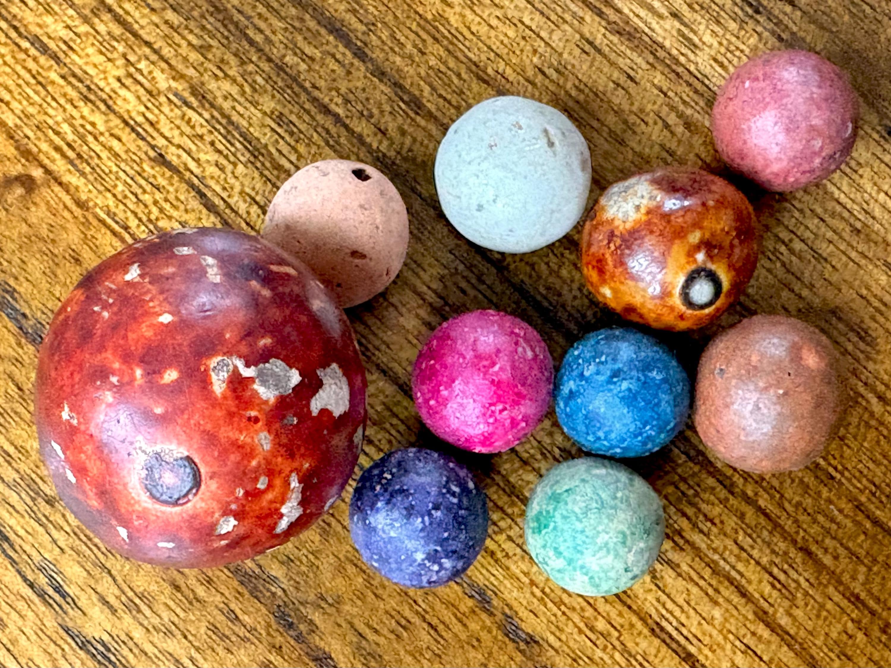 Antique Porcelain Marbles - Etsy