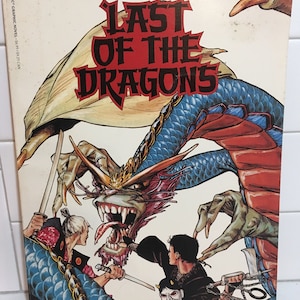 1988 Graphic Novel Epic Comics Last of the Dragons in Excellent Condition