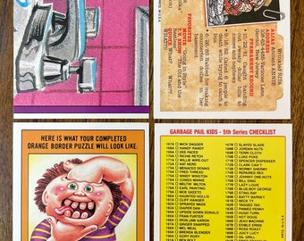 Group of 40 - 1985 Topps Garbage Pail Kids 2nd Series Cards - Matthew