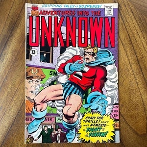 1966 Adventures into the Unknown issue #166, A fight to the Finish, Silver Age comic