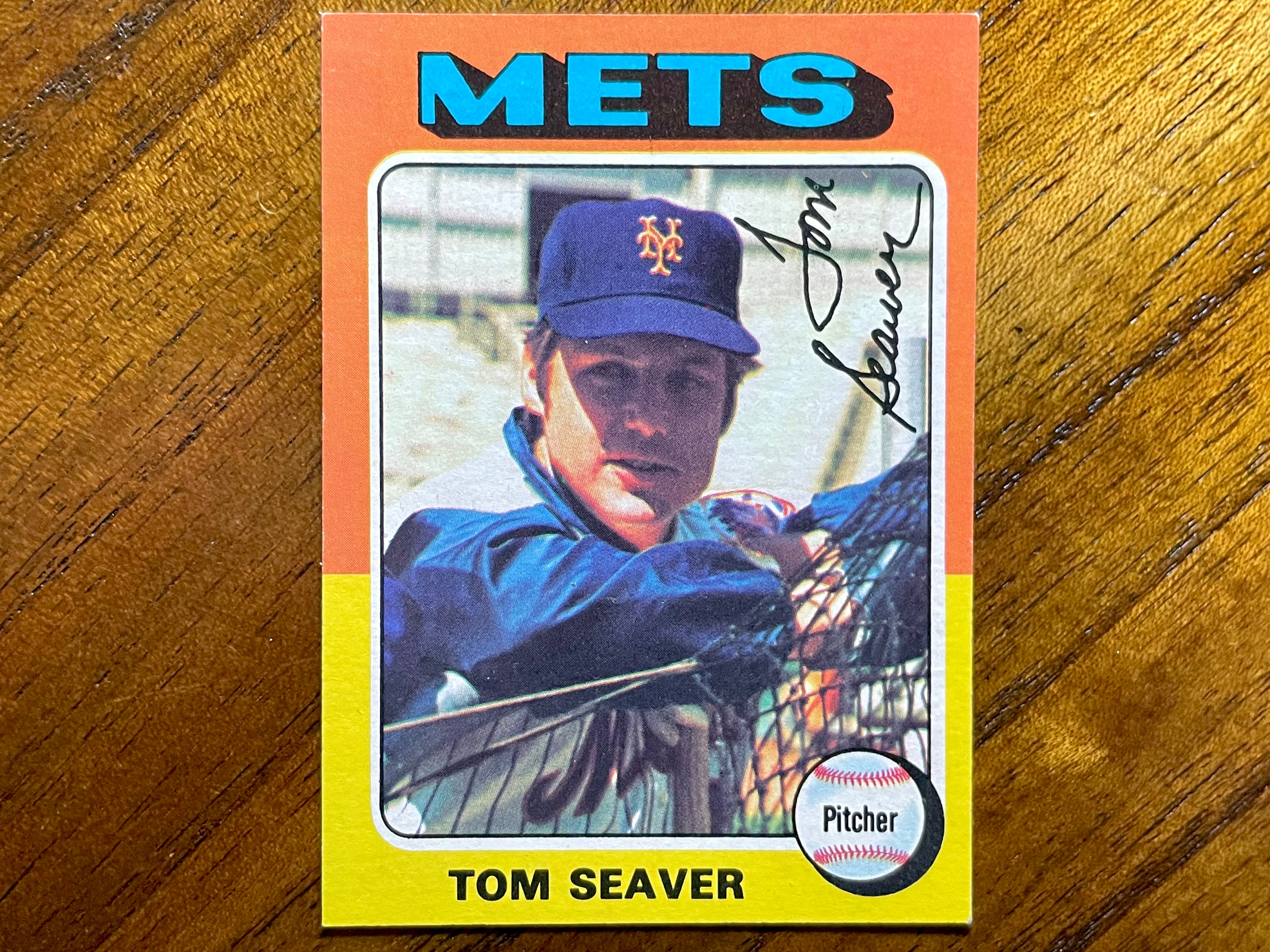 1975 Tom Seaver Topps Baseball Cards 370, No Creases C2 - Etsy