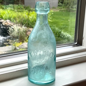 1800’s Soda Bottle, W. Fulton, Philadelphia, no chips or cracks