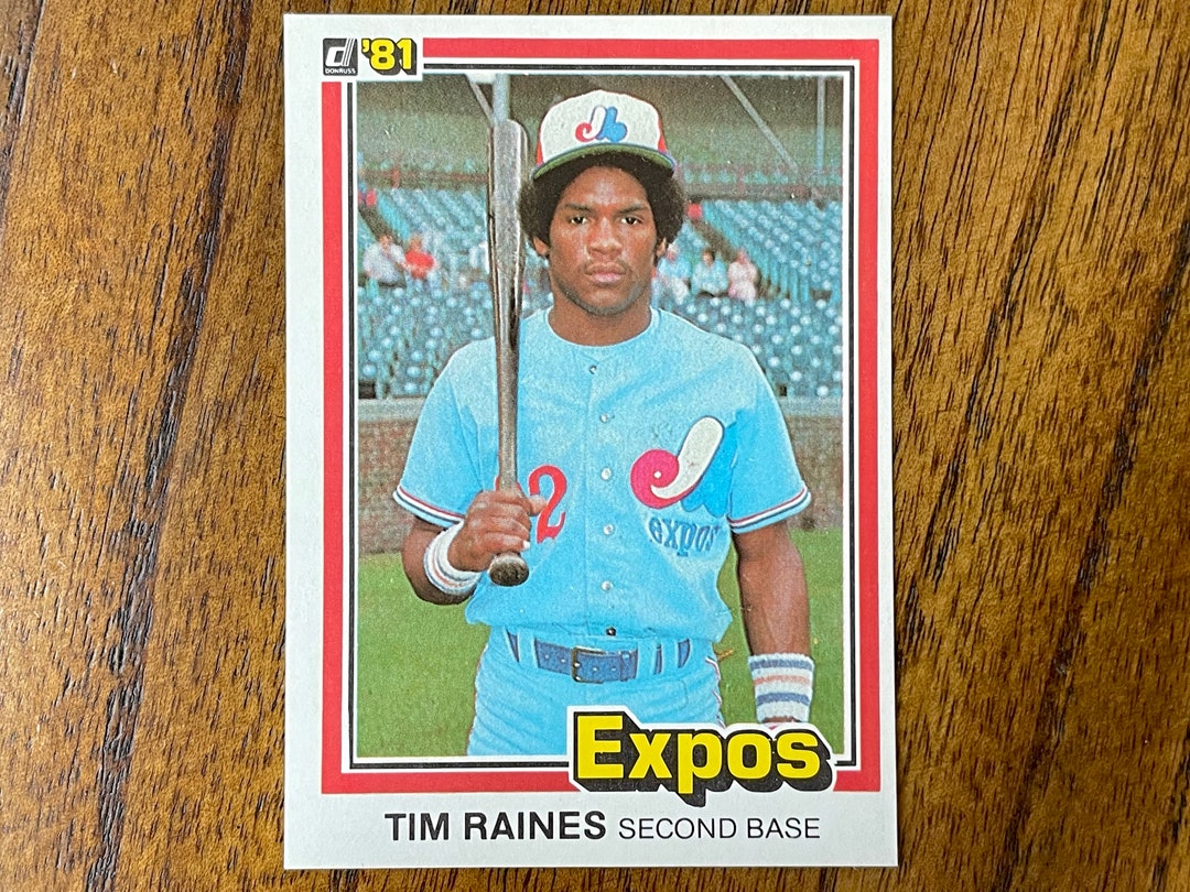 1981 Tim Raines RC Donruss Baseball Card 538