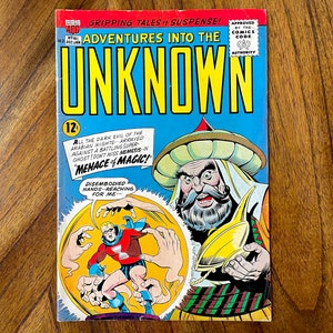 1965 Adventures into the Unknown issue #161, Menace of Magic, Silver Age comic