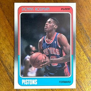 Dennis Rodman Detroit Pistons Autographed 1990-91 #91 Skybox Card