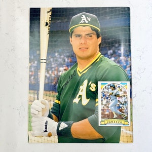1989 Autographed Jose Canseco/Roberto Clemente Beckett issue in excellent condition, Beckett Magazine