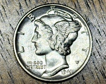 1941 D Mercury Dime MS66FB NGC - Etsy