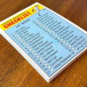 1966 Topps Baseball Card Lot (10 cards), Unmarked Checklist, Higher Numbers, no creases