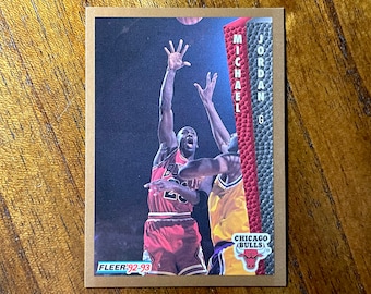 Hall of Fame Michael Jordan 1992 Fleer #273 PSA 9 Mint Chicago