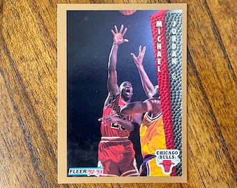 Hall of Fame Michael Jordan 1992 Fleer #273 PSA 9 Mint Chicago