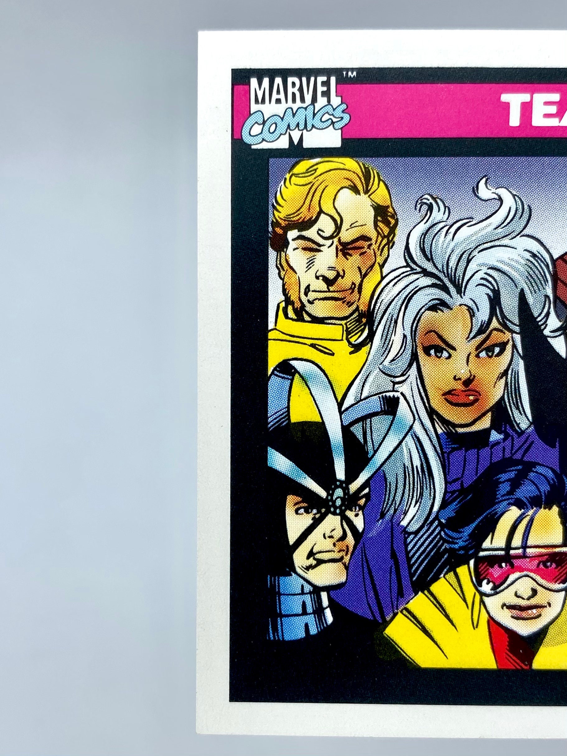 1990 X-men Marvel Impel Comic Team Card #139, Sharp With No