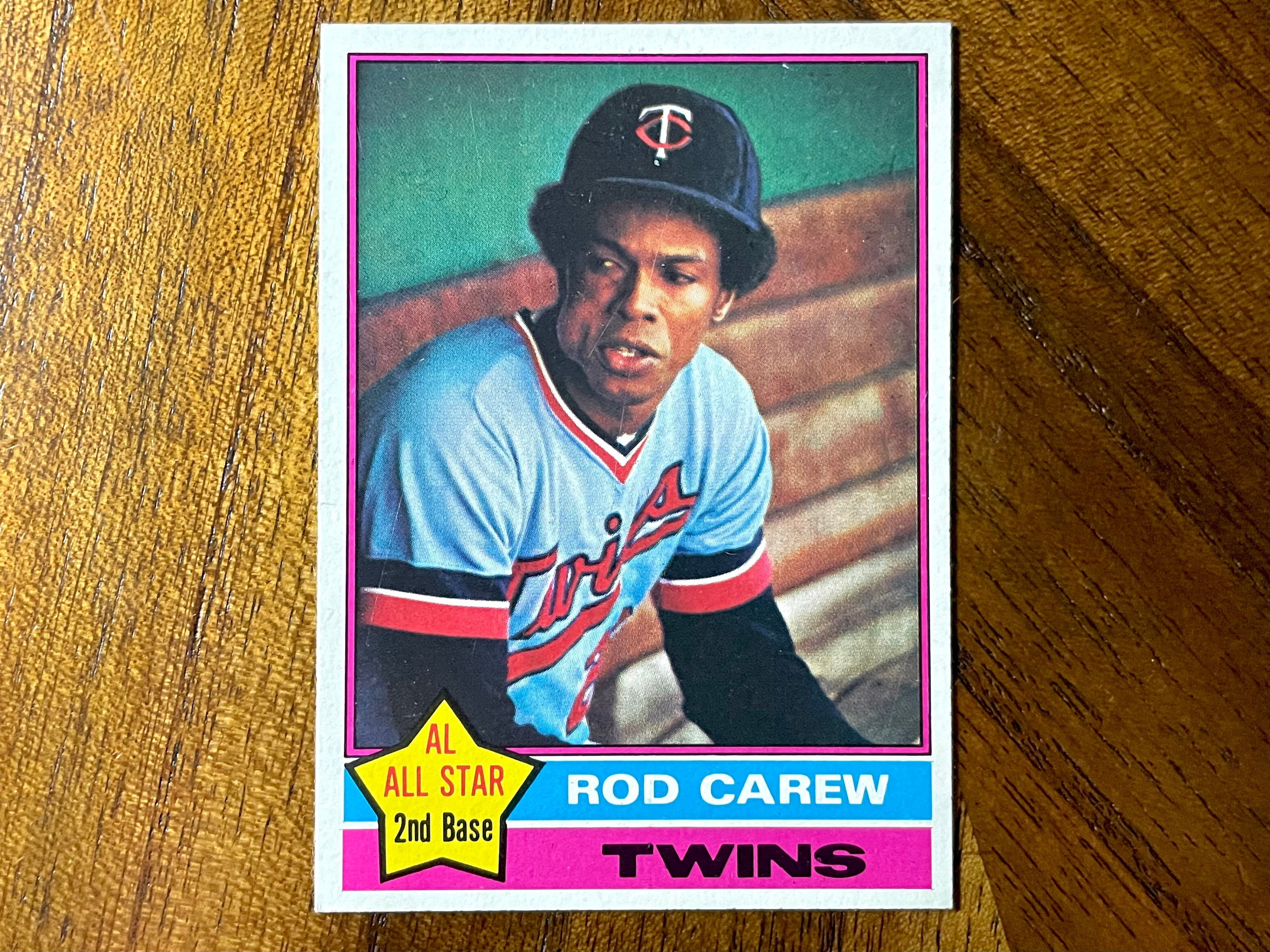 1976 Rod Carew Topps Baseball Card 400 No Creases C2 