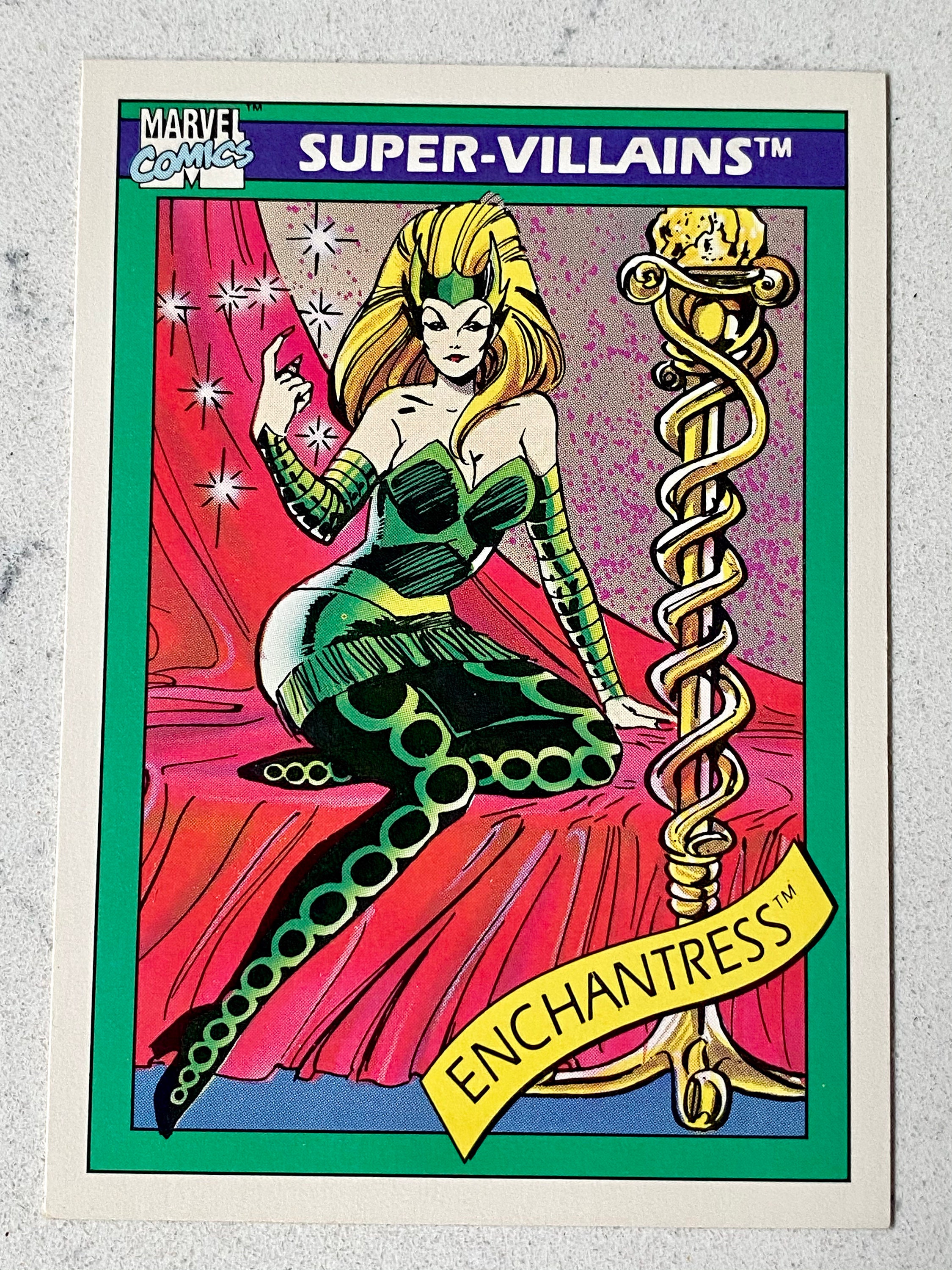 1990 Marvel Lot (8) Supervillain Cards, Green Goblin, King Pin