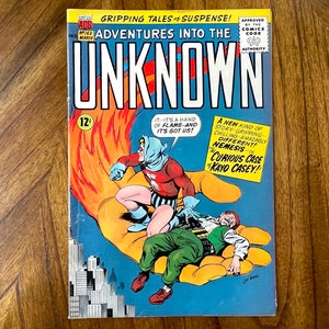 1966 Adventures into the Unknown issue #163, The Curious Case of Kayo Casey, Silver Age comic