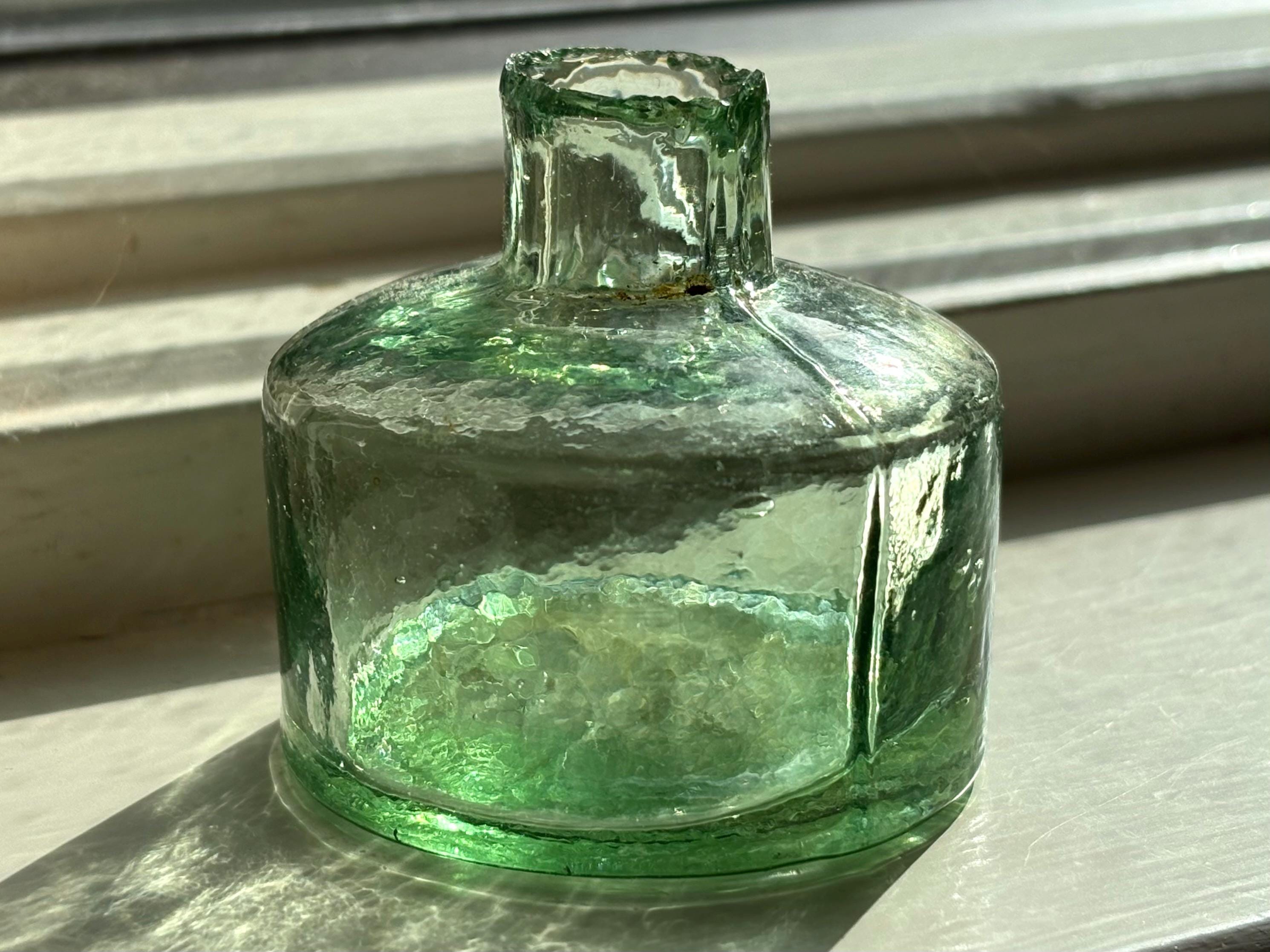 Antique Ink Well Glass - Etsy