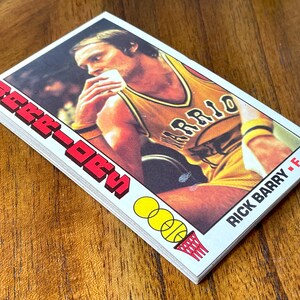 Lot de basket-ball Topps 1976 (11 cartes), Rick Barry, état varié