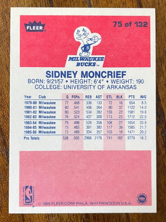 Sidney Moncrief Autographed Signed Framed Milwaukee Bucks TB 