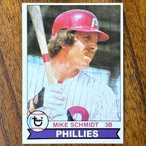 1979 Mike Schmidt Topps Baseball Card #610, sharp corners, no creases