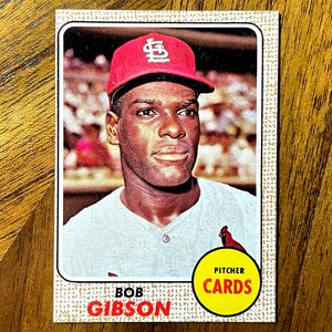 Bob Gibson Card - Etsy