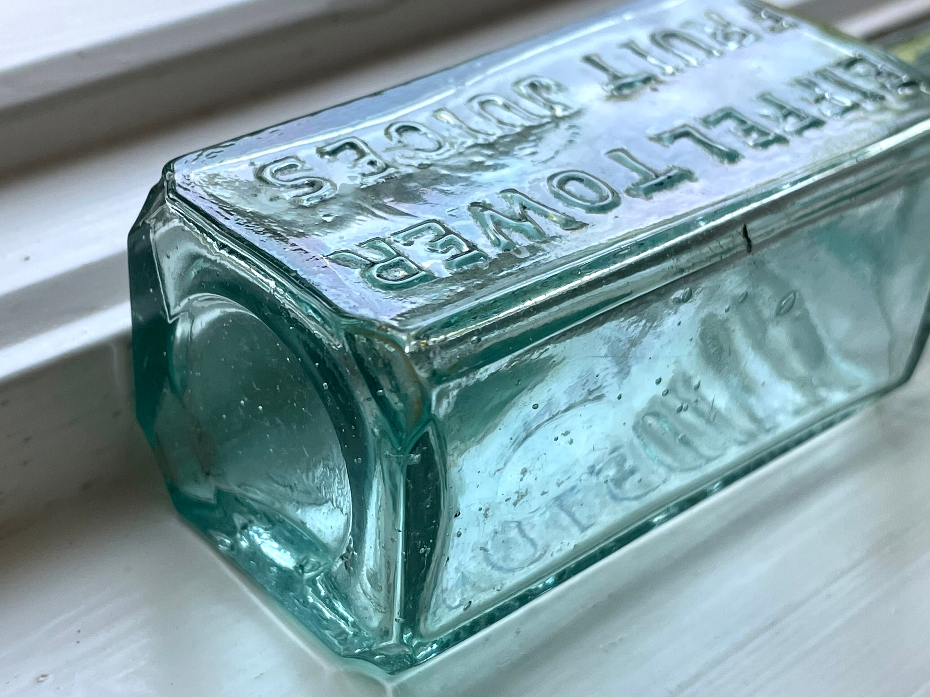 1800s Eiffel Tower Fruit Juice European Shear Top Bottle Etsy