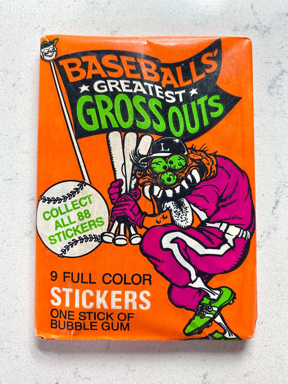 1988 Baseballs Greatest Grossouts unopened packs 3 Etsy