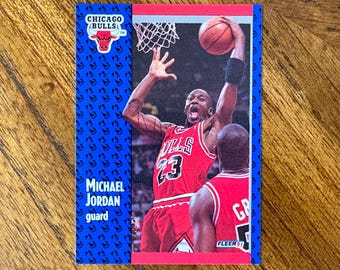 1991 Michael Jordan Fleer Basketball card #29, sharp corners, no creases