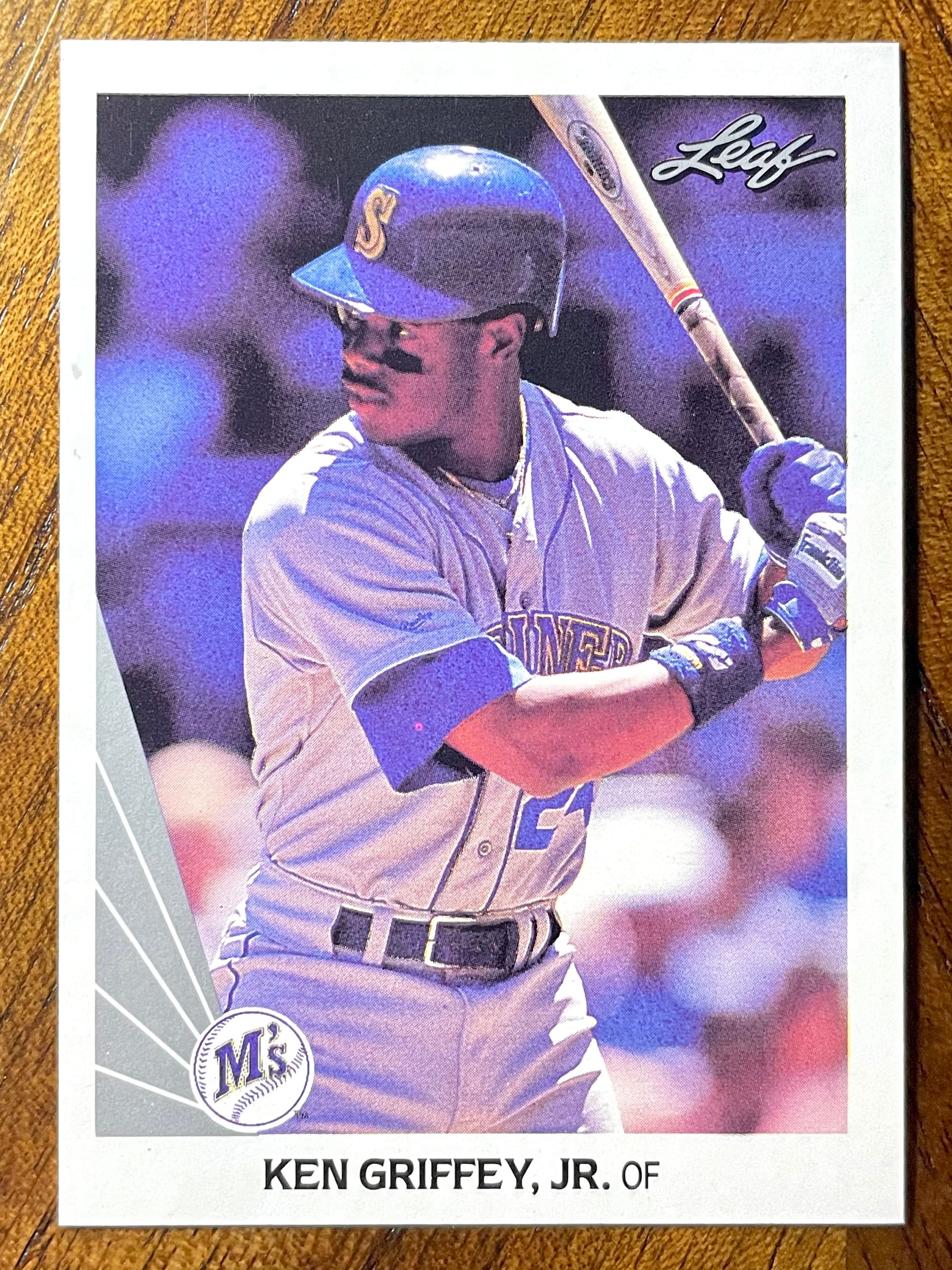 1990 Leaf Ken Griffey Jr. Baseball Card #245, Sharp Corners