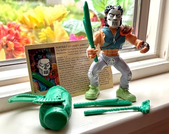 1989 Teenage Mutant Ninja Turtles Casey Jones Action Figure With