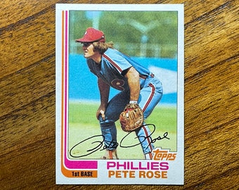 1982 Pete Rose Topps Baseball card #780, sharp corners, no creases