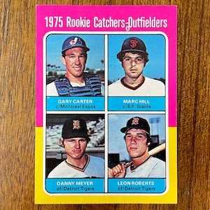 1975 Gary Carter Topps Baseball RC #620, no creases