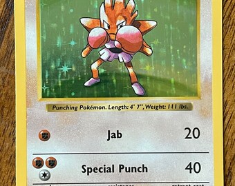 英語版初期　Hitmonchan shadowless holo Hitmonchan [Shadowless] #7 Prices | Pokemon Base Set | Pokemon Cards