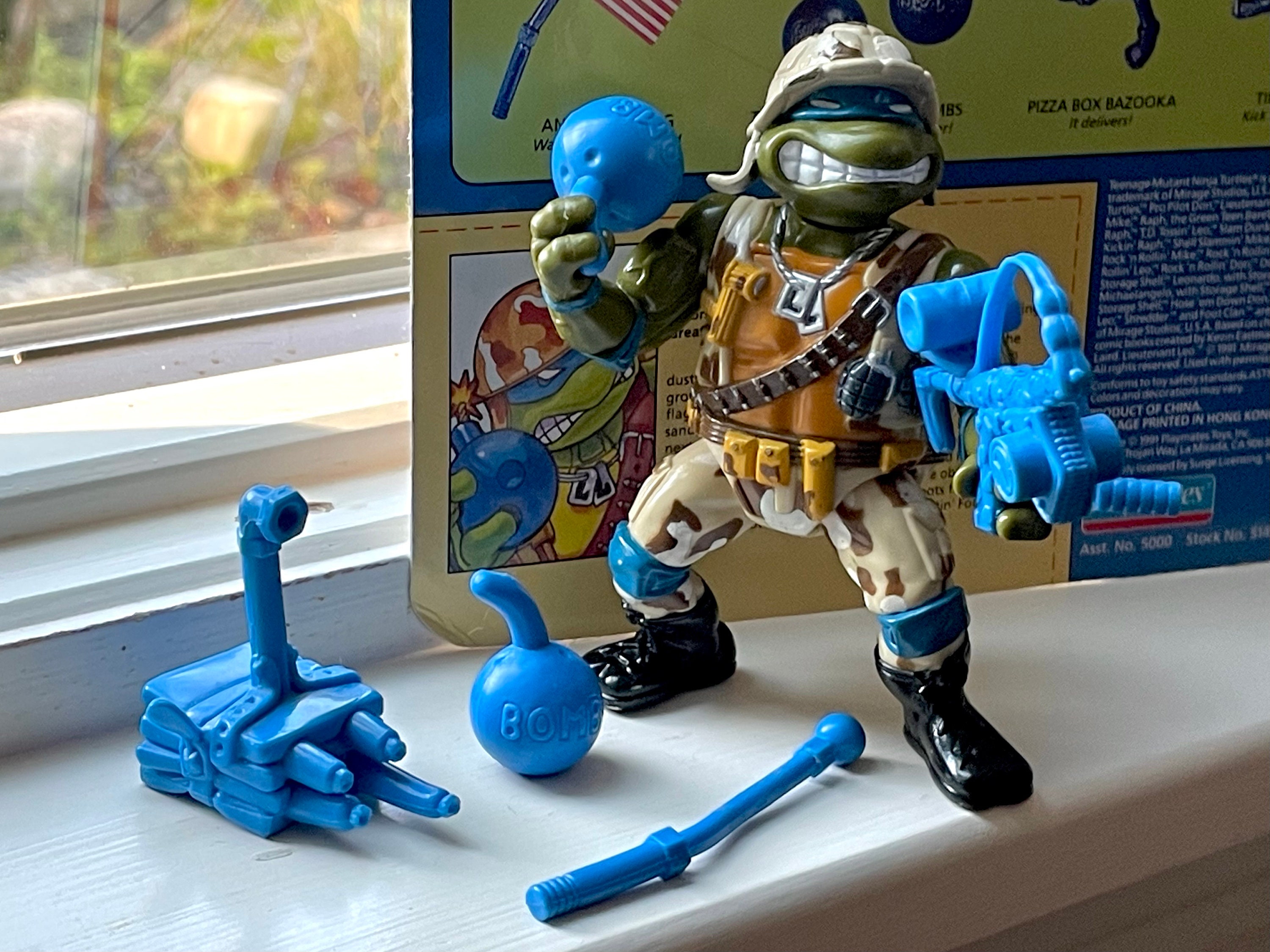 値引き中　タートルズ　Lieutenant Leo 1991 Teenage Mutant Ninja Turtles Lieutenant Leo Military