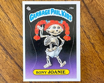 1985 Garbage Pail Kids Series 1 Card #11b, Bugged Bert, Sharp