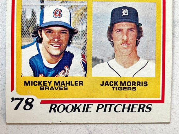 1978 Jack Morris Rookie Card Near Mint Condition Detroit 