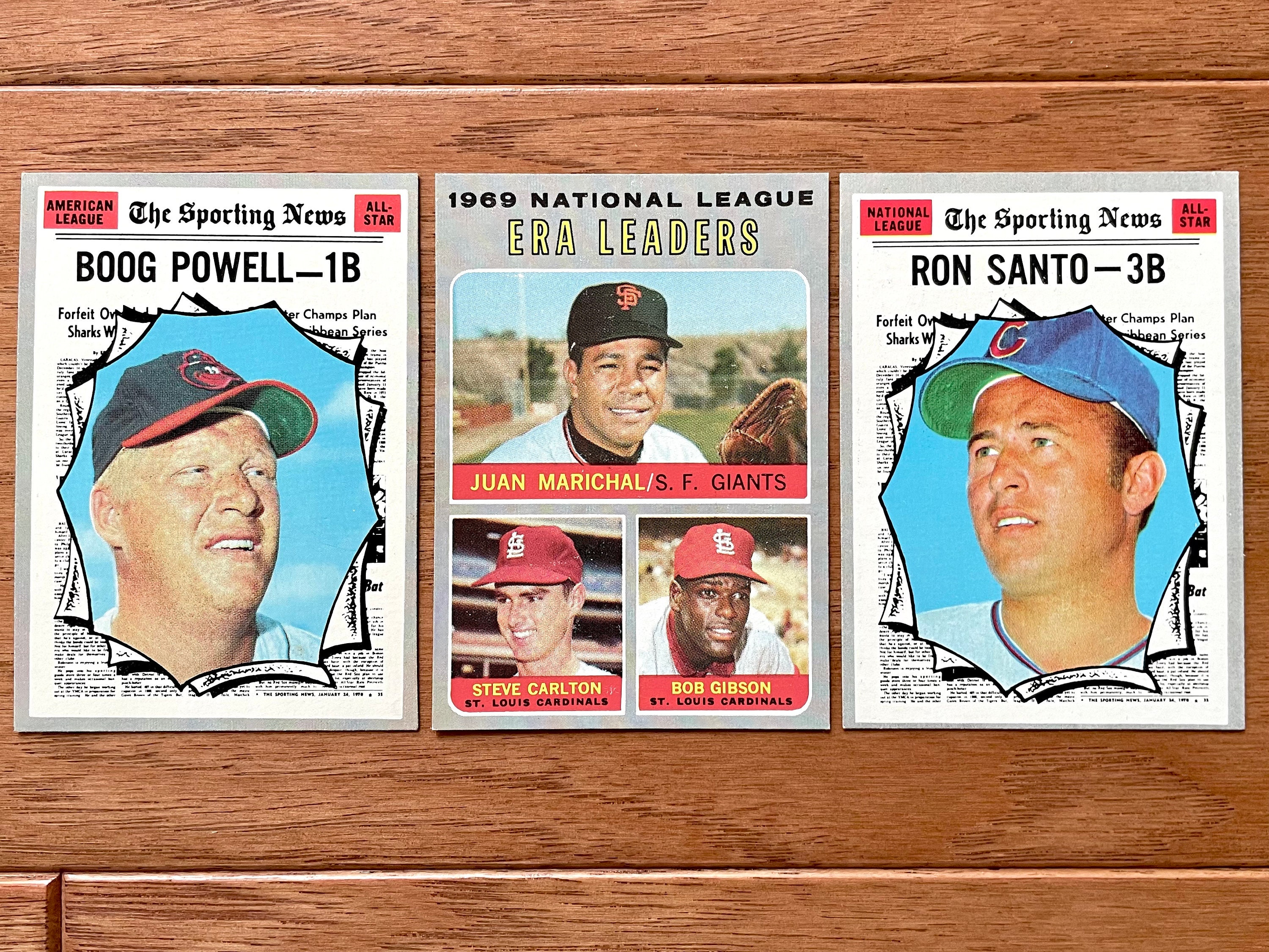 1970 HOF Bob Gibson Juan Marichal Steve Carlton Boog Powell - Etsy