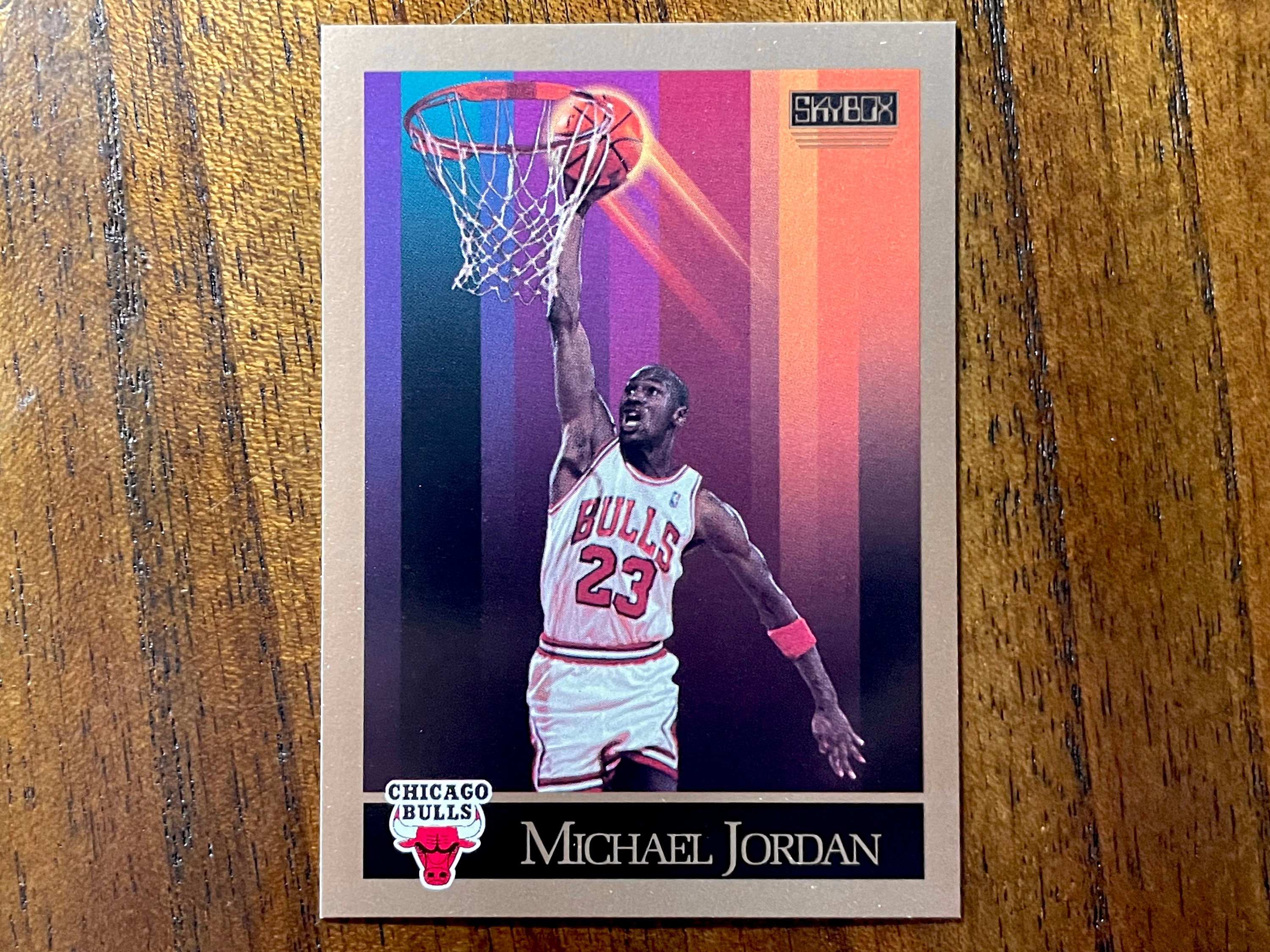 Michael Jordan Autograph On Card with COA - Vintage Enterprise Memorabilia