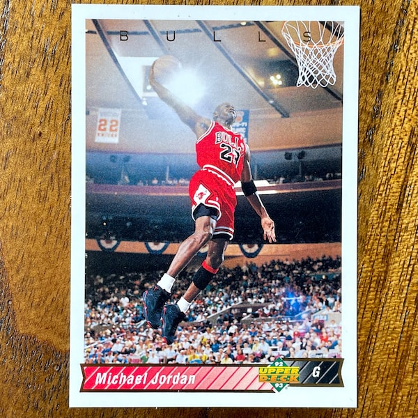 how much is a upper deck michael jordan card