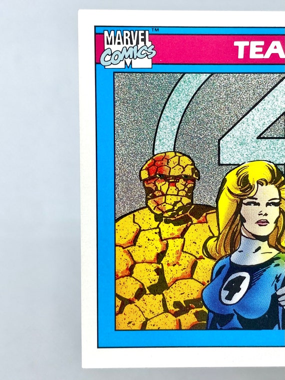 1990 Fantastic 4 Marvel Impel Comic Card #137, Sharp With No