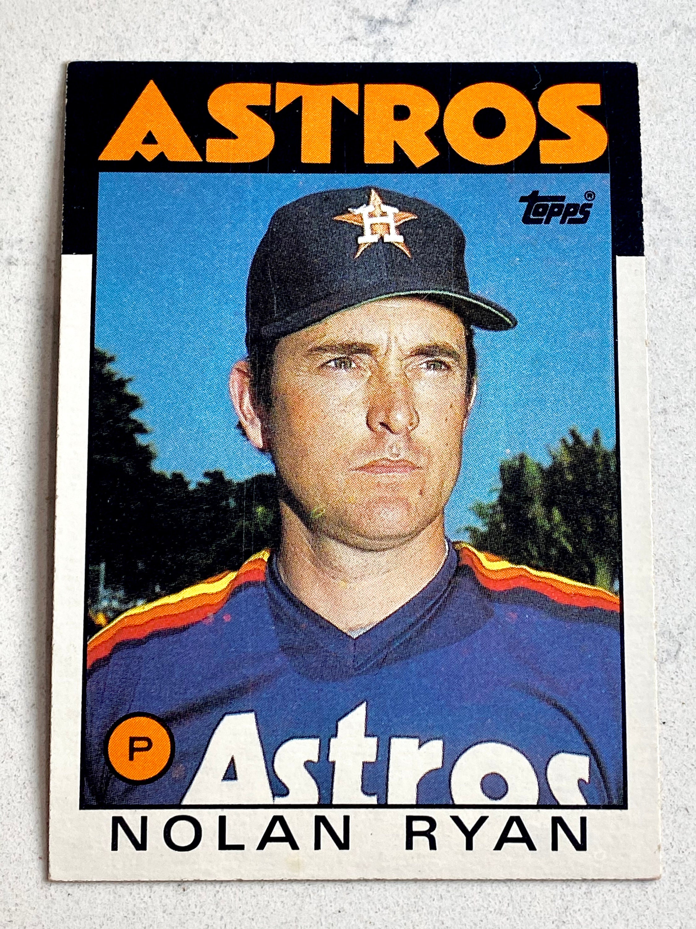 1985 & 1986 Nolan Ryan Topps Baseball Cards 760 and 100 - Etsy