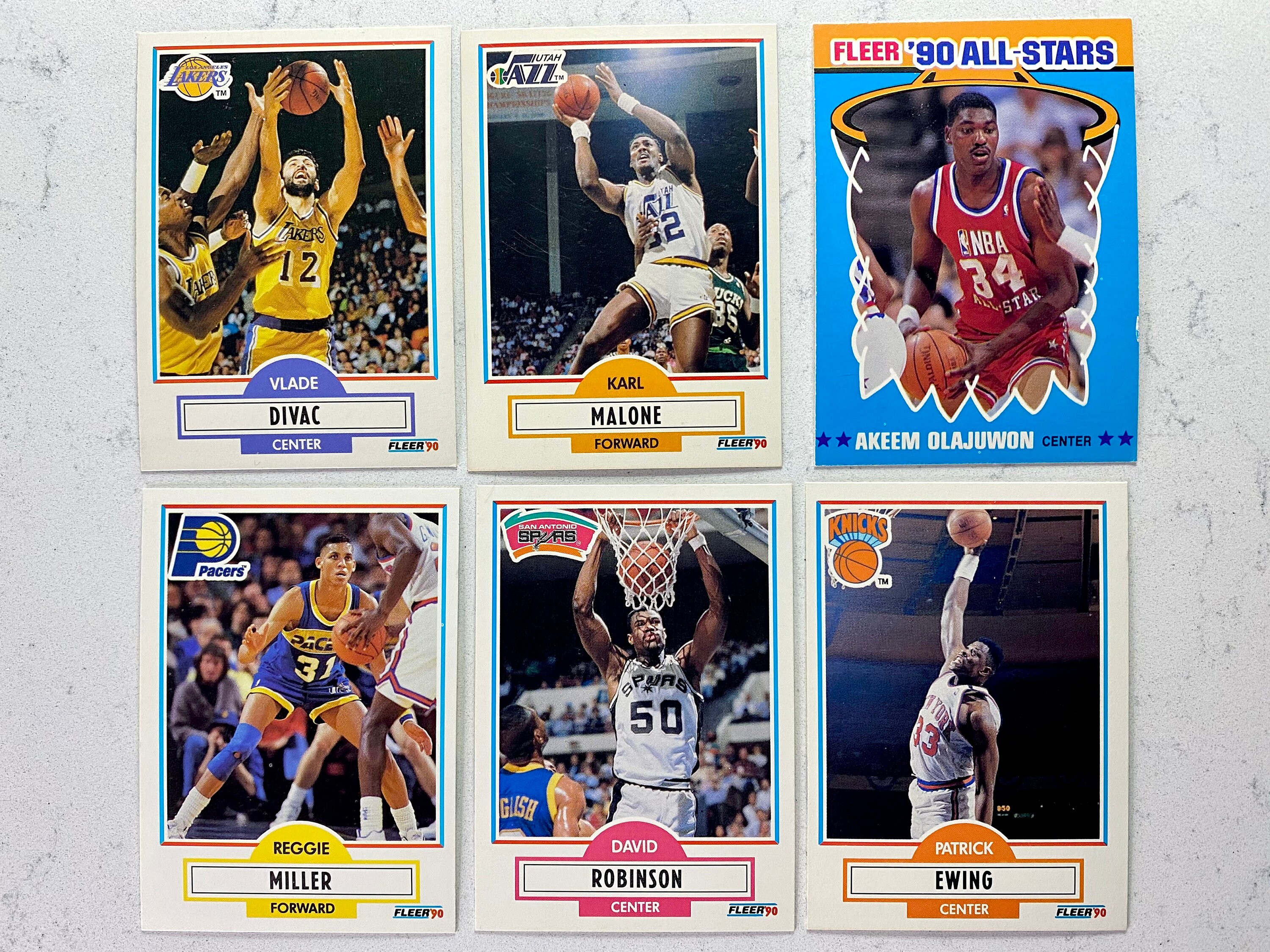 1990 Fleer Basketball HOF Stars Cards 6 Vlade Divac RC - Etsy Israel