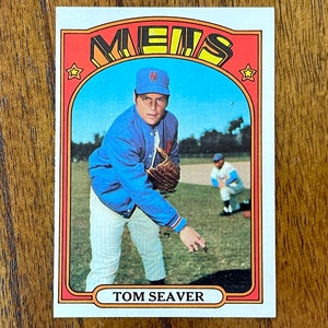 1972 Tom Seaver Topps Baseball Card #445, sharp corners, no creases C2