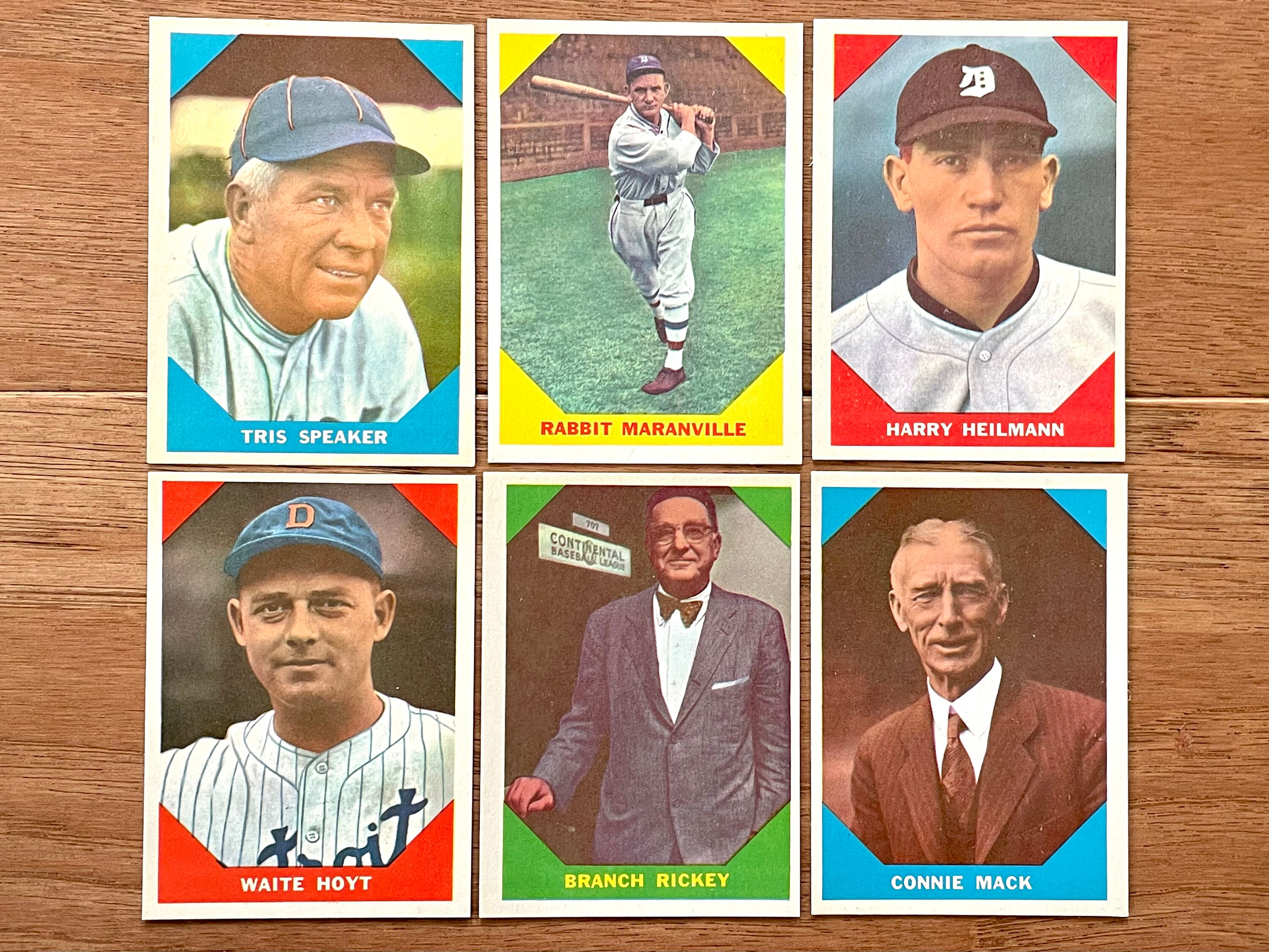 1960 Fleer Baseball Card Lot 6 Cards Sharp Corners - Etsy