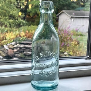 1800’s Blob Top Soda Bottle, J.B. Myers, Philadelphia, no chips or cracks