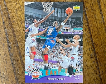 1992 Michael Jordan Upper Deck All-Star card #425, sharp corners, no creases
