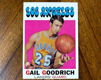 1971 Gail Goodrich Topps Basketball card #121, sharp corners, no creases