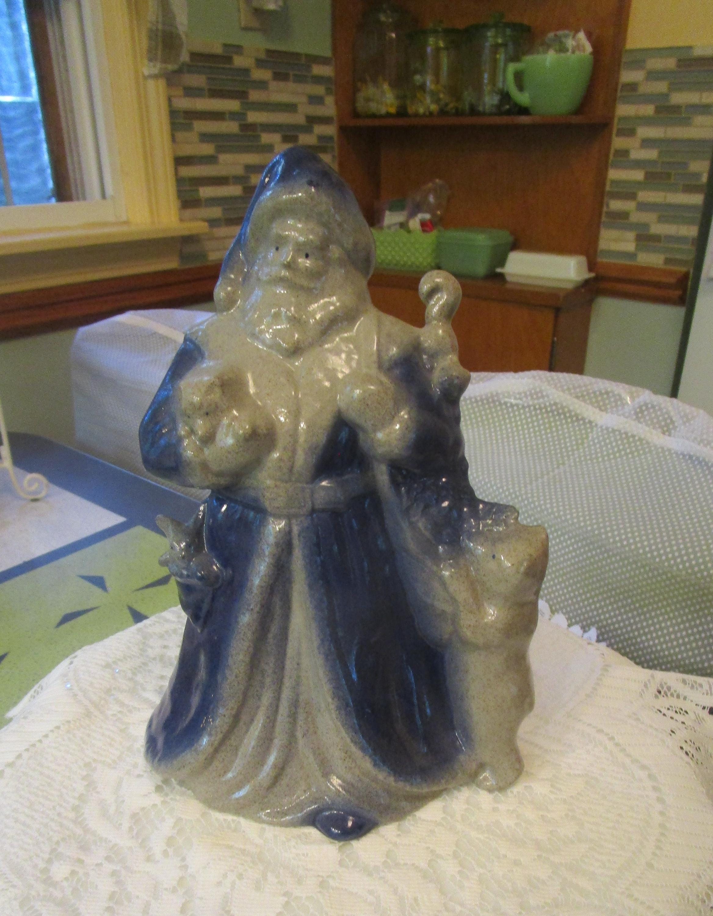 Rowe Pottery Santa - Etsy