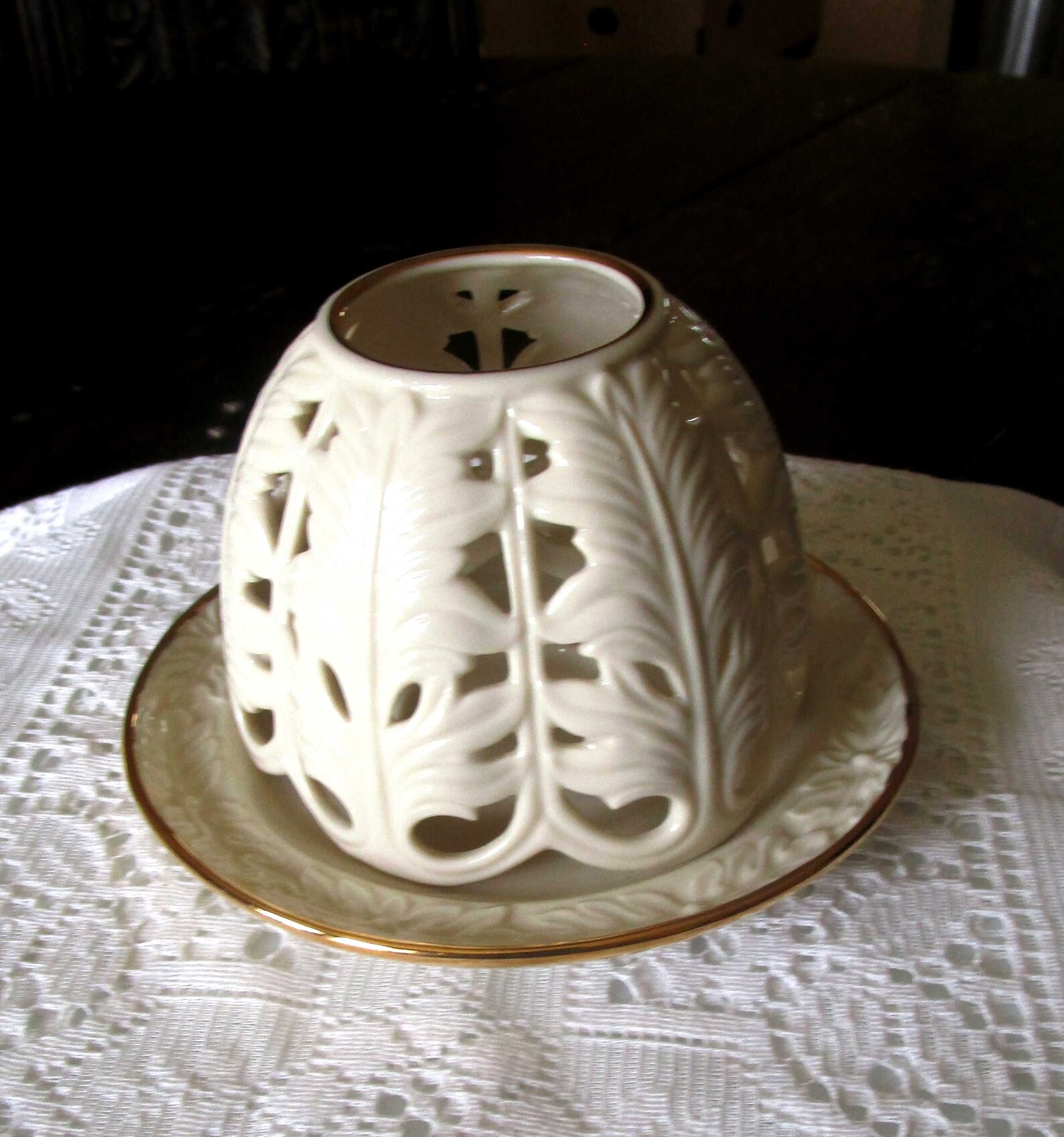 Lenox Tea Light Vintage Lenox Candle Holders Vintage Etsy