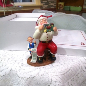 Danbury Mint, Annual Ornament, Santa Ornament, Christmas Ornament, Christmas Tree, Finishing Touch, Vintage Santa, Danbury Mint Santa, DM#7